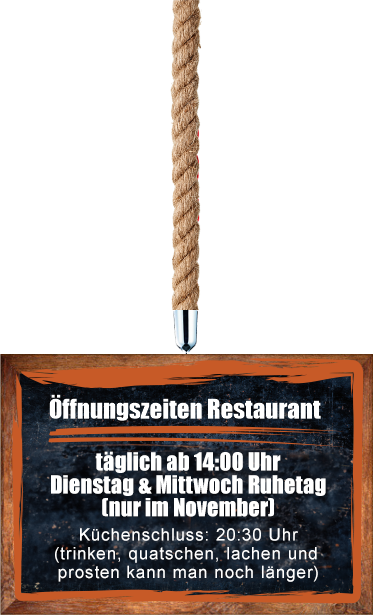 Öffnungszeiten im November